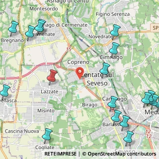 Mappa Via Guglielmo Oberdan, 20823 Lentate sul Seveso MB, Italia (3.33944)