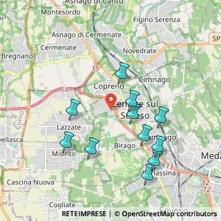 Mappa Via Guglielmo Oberdan, 20823 Lentate sul Seveso MB, Italia (1.93455)