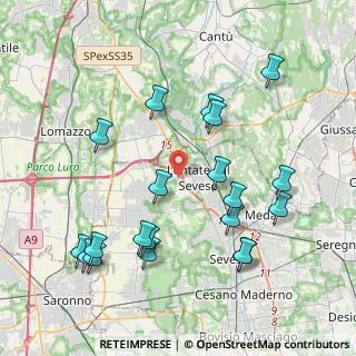 Mappa Via Guglielmo Oberdan, 20823 Lentate sul Seveso MB, Italia (4.405)