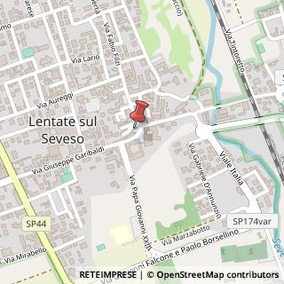 Mappa Piazza San Vito, 5, 20823 Lentate sul Seveso, Monza e Brianza (Lombardia)