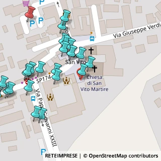 Mappa Piazza San Vito, 20823 Lentate sul Seveso MB, Italia (0.06667)