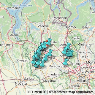 Mappa Via L. Cadorna, 21054 Fagnano Olona VA, Italia (12.166)