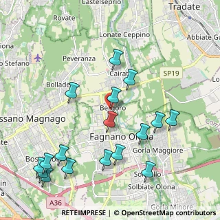 Mappa Via Luigi Cadorna, 21054 Fagnano Olona VA, Italia (2.39235)