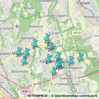 Mappa Via Luigi Cadorna, 21054 Fagnano Olona VA, Italia (1.82154)