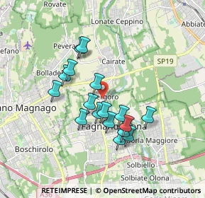 Mappa Via Luigi Cadorna, 21054 Fagnano Olona VA, Italia (1.48588)