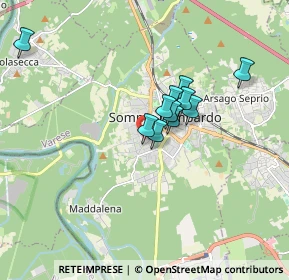 Mappa Via Trieste, 21019 Somma Lombardo VA, Italia (1.22818)
