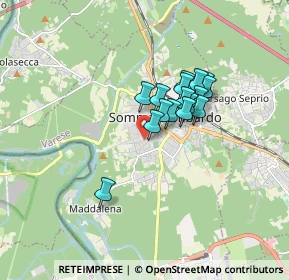 Mappa Via Trieste, 21019 Somma Lombardo VA, Italia (1.16563)