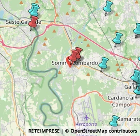 Mappa Via Trieste, 21019 Somma Lombardo VA, Italia (6.3105)