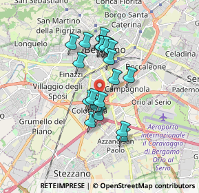 Mappa , 24126 Bergamo BG, Italia (1.3315)