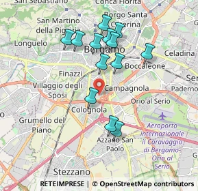 Mappa , 24126 Bergamo BG, Italia (1.68077)