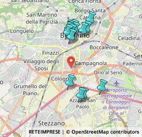 Mappa , 24126 Bergamo BG, Italia (1.74188)
