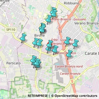 Mappa Via Pola, 20843 Verano Brianza MB, Italia (0.834)