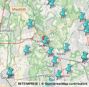 Mappa 20823 Lentate sul Seveso MB, Italia (5.983)