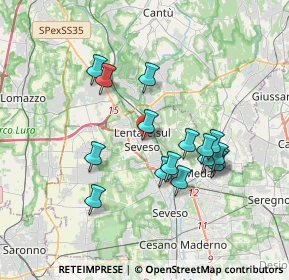 Mappa 20823 Lentate sul Seveso MB, Italia (3.27688)