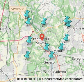 Mappa 20823 Lentate sul Seveso MB, Italia (3.9)