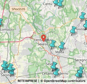 Mappa 20823 Lentate sul Seveso MB, Italia (7.132)