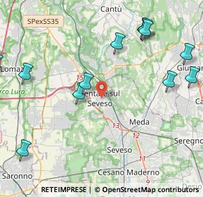 Mappa 20823 Lentate sul Seveso MB, Italia (6.00067)