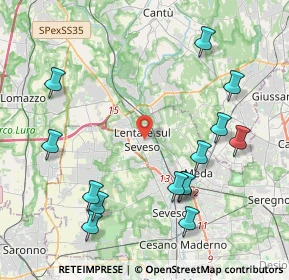 Mappa 20823 Lentate sul Seveso MB, Italia (4.74214)