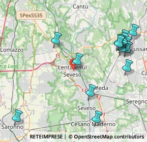 Mappa 20823 Lentate sul Seveso MB, Italia (5.12235)
