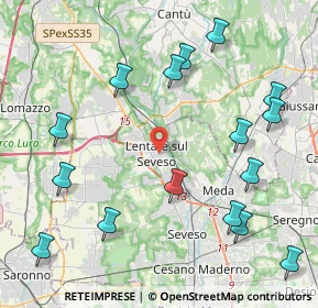 Mappa 20823 Lentate sul Seveso MB, Italia (5.05)