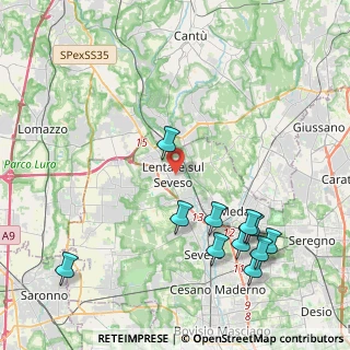 Mappa 20823 Lentate sul Seveso MB, Italia (4.87545)