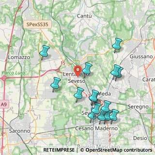 Mappa 20823 Lentate sul Seveso MB, Italia (4.29467)