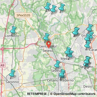 Mappa 20823 Lentate sul Seveso MB, Italia (5.926)