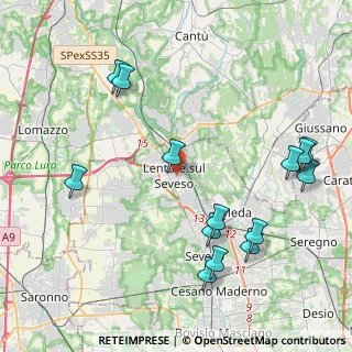 Mappa 20823 Lentate sul Seveso MB, Italia (4.86)