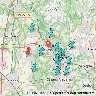 Mappa 20823 Lentate sul Seveso MB, Italia (3.64286)