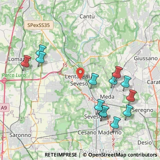 Mappa 20823 Lentate sul Seveso MB, Italia (4.79077)