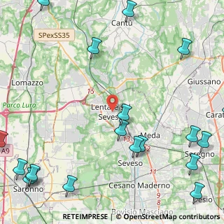 Mappa 20823 Lentate sul Seveso MB, Italia (6.964)