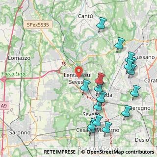 Mappa 20823 Lentate sul Seveso MB, Italia (5.04824)