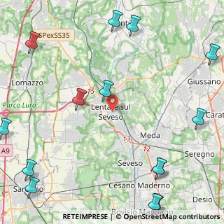 Mappa 20823 Lentate sul Seveso MB, Italia (6.70429)