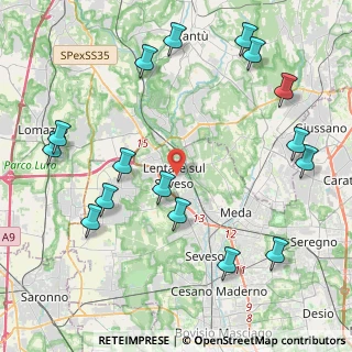 Mappa 20823 Lentate sul Seveso MB, Italia (5.15)