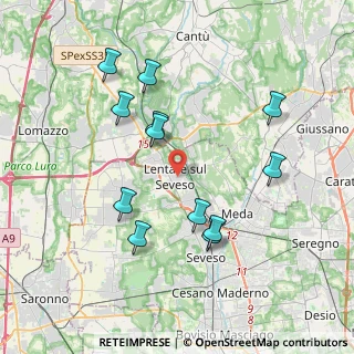 Mappa 20823 Lentate sul Seveso MB, Italia (3.81)