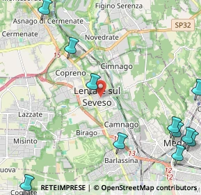 Mappa 20823 Lentate sul Seveso MB, Italia (3.16636)