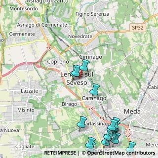 Mappa 20823 Lentate sul Seveso MB, Italia (2.97333)