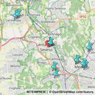 Mappa 20823 Lentate sul Seveso MB, Italia (2.73091)