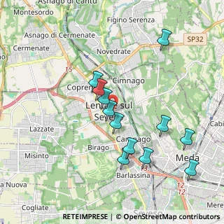 Mappa 20823 Lentate sul Seveso MB, Italia (1.8475)