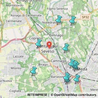 Mappa 20823 Lentate sul Seveso MB, Italia (2.63636)