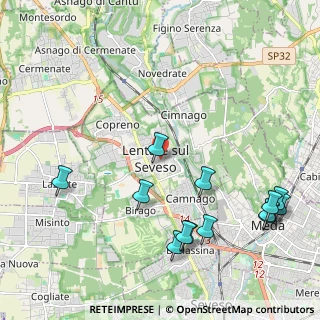 Mappa 20823 Lentate sul Seveso MB, Italia (2.56769)