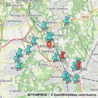 Mappa 20823 Lentate sul Seveso MB, Italia (2.34294)