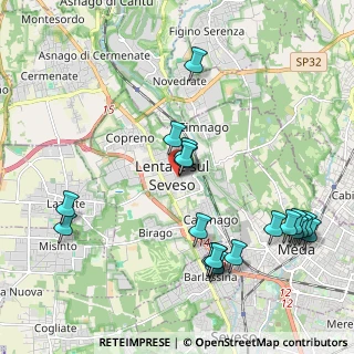 Mappa 20823 Lentate sul Seveso MB, Italia (2.3355)