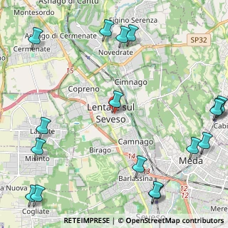 Mappa 20823 Lentate sul Seveso MB, Italia (3.26941)