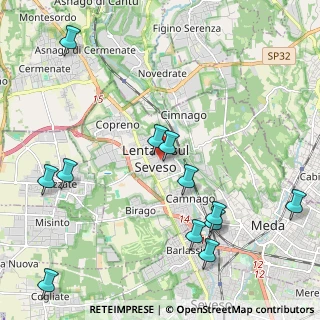 Mappa 20823 Lentate sul Seveso MB, Italia (2.54417)