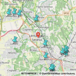Mappa 20823 Lentate sul Seveso MB, Italia (3.26786)