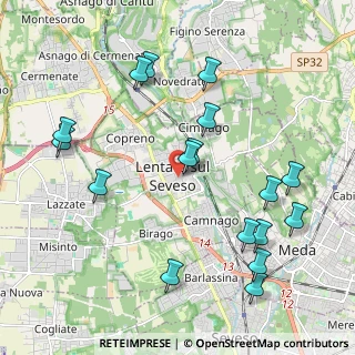 Mappa 20823 Lentate sul Seveso MB, Italia (2.27882)
