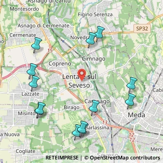 Mappa 20823 Lentate sul Seveso MB, Italia (2.66692)