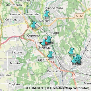 Mappa 20823 Lentate sul Seveso MB, Italia (2.03364)