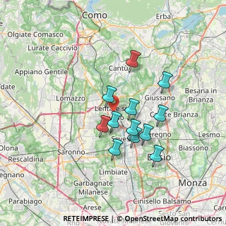 Mappa 20823 Lentate sul Seveso MB, Italia (5.67)